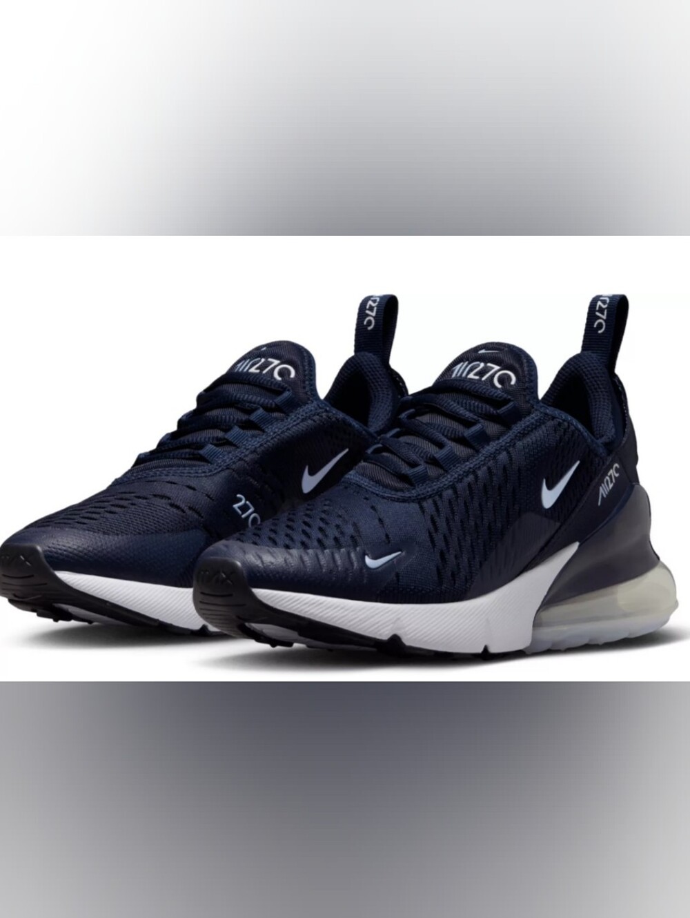 Nike Kids' Grade School Air Max 270 Sneakers Size 6Y Used Great